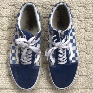 Van Sneakers (Primary Check) TruBl/Wht